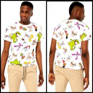 Nickelodeon | 90’s Shows Cartoons Sleeve T-Shirt | Size Medium